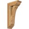 Ekena Millwork Legacy Traditional Rough Sawn Bracket w/ Offset Brace, Western Red Cedar, 6"W x 14"D x 26"H BKT0604X14X26LEC01RWR - alternate 1